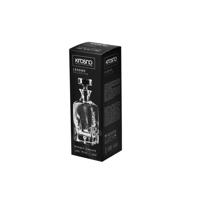 Karafka do whisky Krosno Legend 750 ml opakowanie